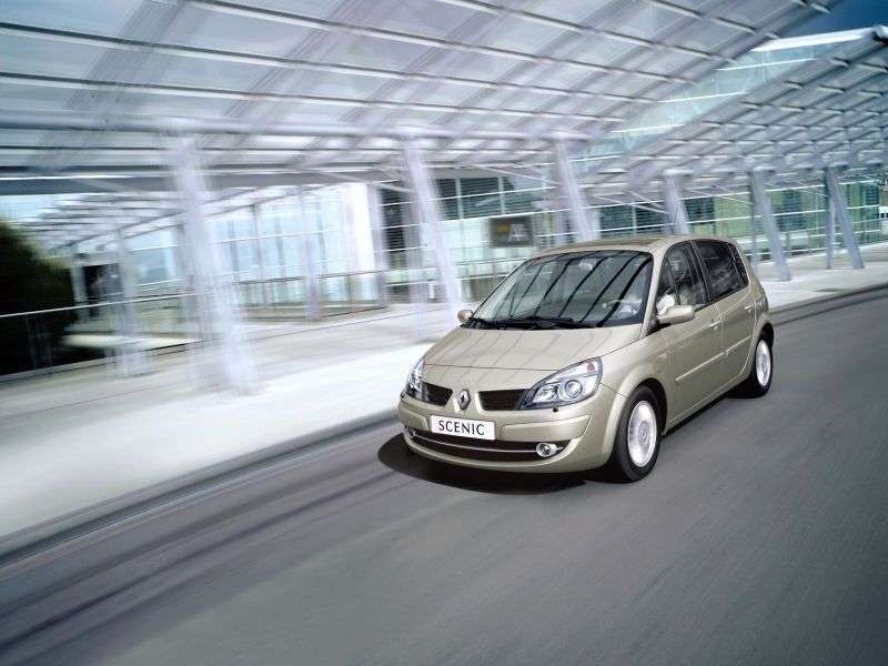 Renault Scenic drugiej generacji [zmiana stylizacji] minivan 5 drzwiowy. 1,6 mln ton (2006 2010)