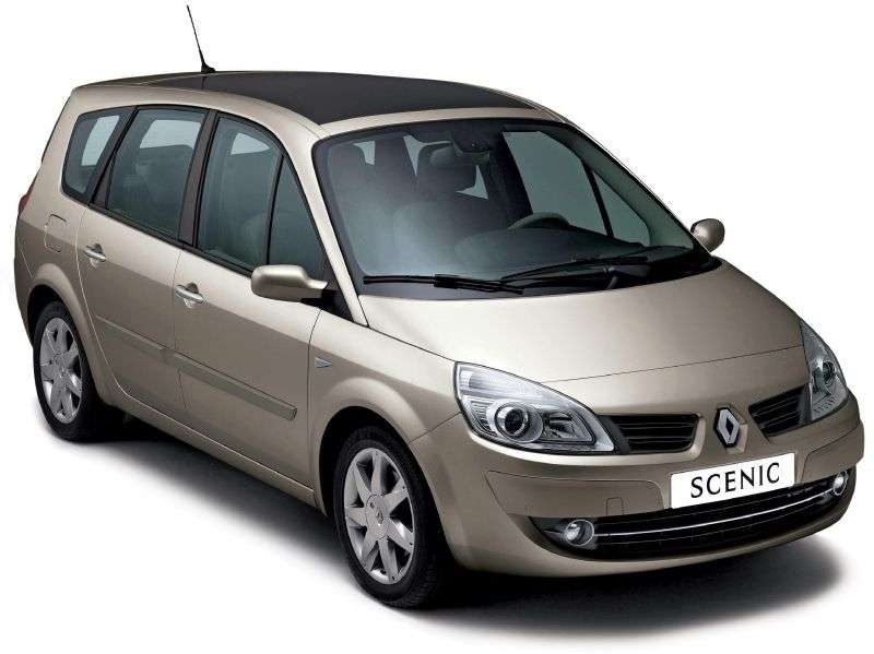 Renault Scenic 2. generacji [zmiana stylizacji] Grand minivan 5 drzwiowy. 2.0 T MT (2009 2006)