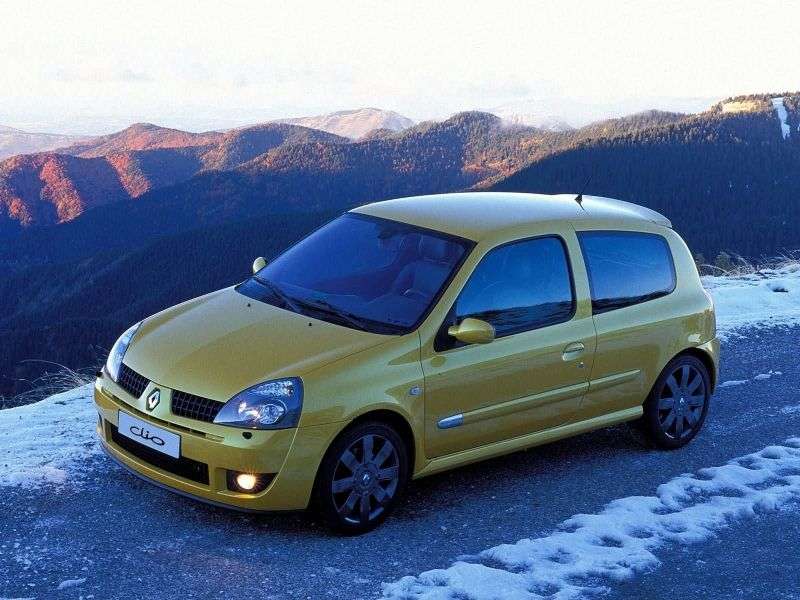 Renault Clio 2 generation [restyling] RS hatchback 3 dv. 2.0 T MT (2001–2005)