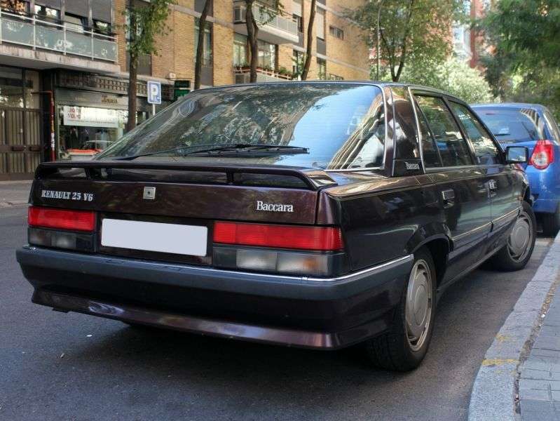 Renault 25 1st generation [restyling] liftback 2.5 T MT (1990–1992)