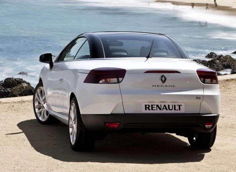 Renault Megane 3 generation convertible 2 dv. 2.0 CVT (2010 – n. In.)