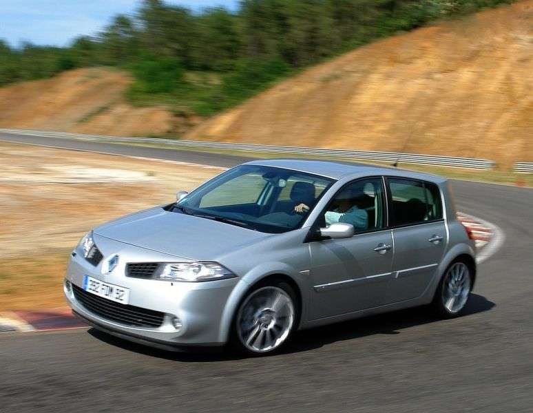 Renault Megane drugiej generacji [zmiana stylizacji] RS hatchback 5 drzwiowy. 2.0 dCi MT (2006 2008)