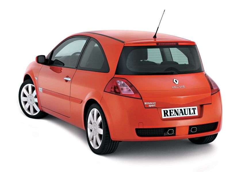 Renault Megane 2 generacji RS hatchback 3 drzwiowy 2,0 T MT (2004–2006)