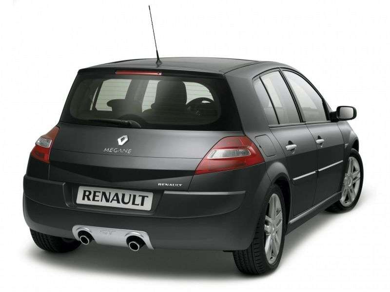 Renault Megane 2 generacji [zmiana stylizacji] GT hatchback 5 drzwiowy. 2.0 dCi MT (2006 2008)