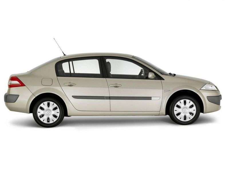 Renault Megane 2nd generation [restyled] sedan 1.9 dCi MT (2006–2008)