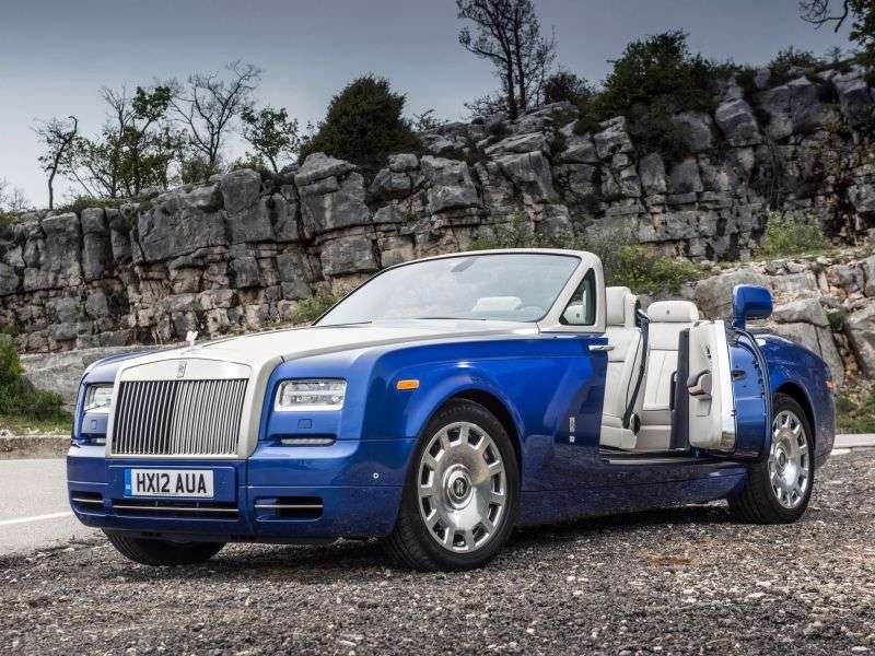 Rolls Royce Phantom 7.generacji [druga zmiana stylizacji] Drophead Coupe kabriolet 6.7 AT Base (2012 obecnie)