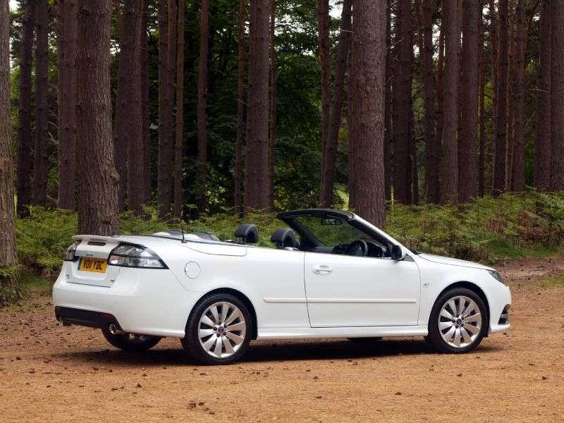 Saab 09.mar 2nd generation [restyling] Convertible 2.0 MT BioPower convertible (2008 – current century)