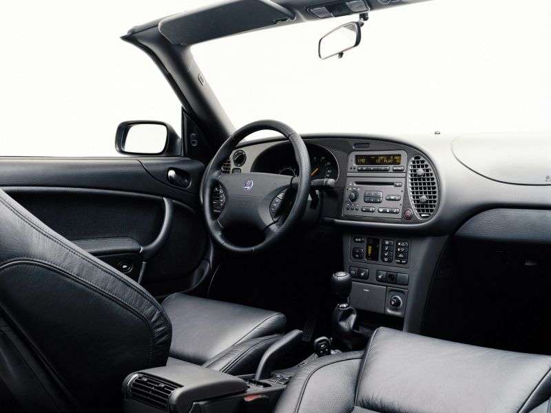 Saab 09.mar 1. generacji kabriolet 2.0 MT (1998 2002)