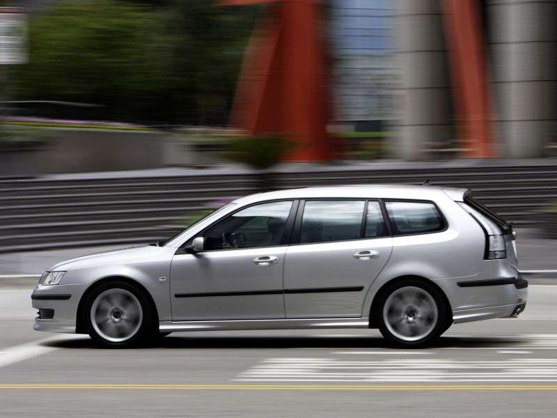 Saab 09.mar 2nd generation wagon 2.8 turbo MT (2005–2007)