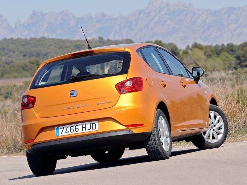 SEAT Ibiza 4 tej generacji [zmiana stylizacji] hatchback 5 drzwiowy. 1.6 DSG Reference (2012 obecnie)