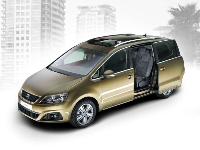 SEAT Alhambra 2nd generation minivan 2.0 TDi MT (2010 – n.)