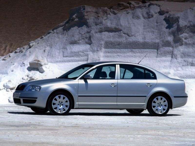 Skoda Superb 1st generation [restyled] 1.8T MT sedan (2006–2008)