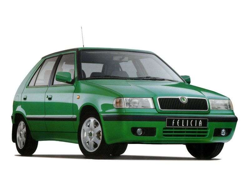 Skoda Felicia 1st generation [restyled] 1.6 MT hatchback (1998–2000)