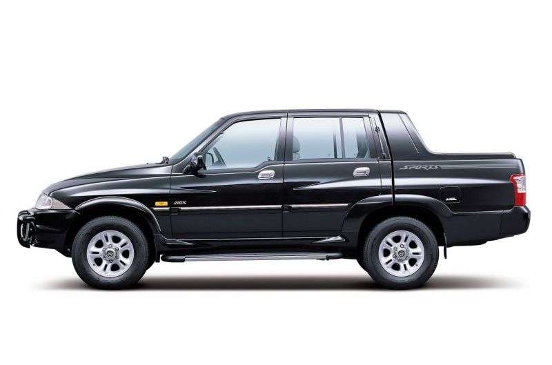 SsangYong Musso 2nd generation pickup 2.9 TDI MT (2002–2005)