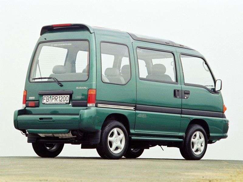 Subaru Libero Bus (E10, E12) minivan 1.2 MT 4WD (19931998