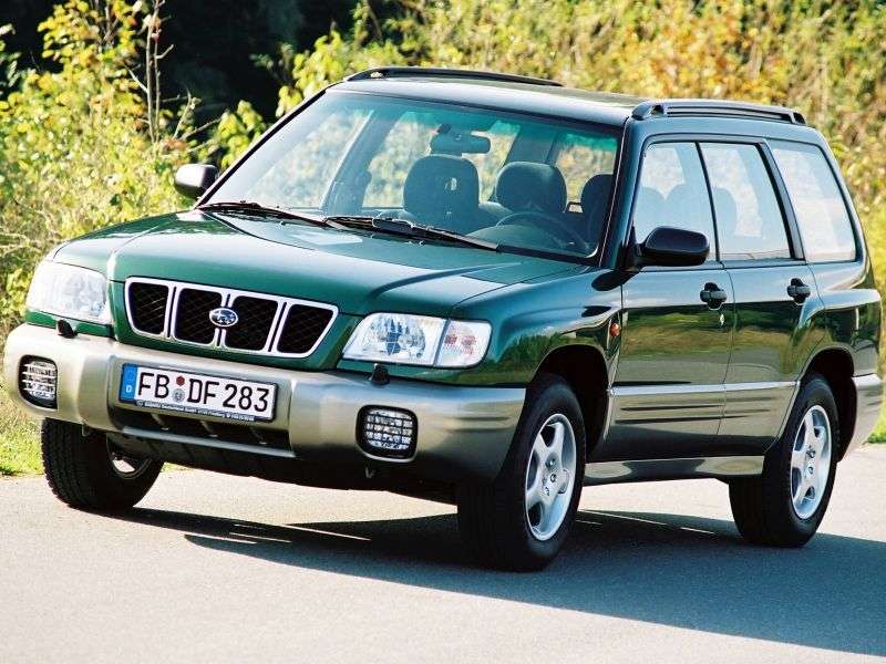 Subaru Forester 1st generation [restyled] crossover 2.0 Turbo MT AWD (2001–2002)