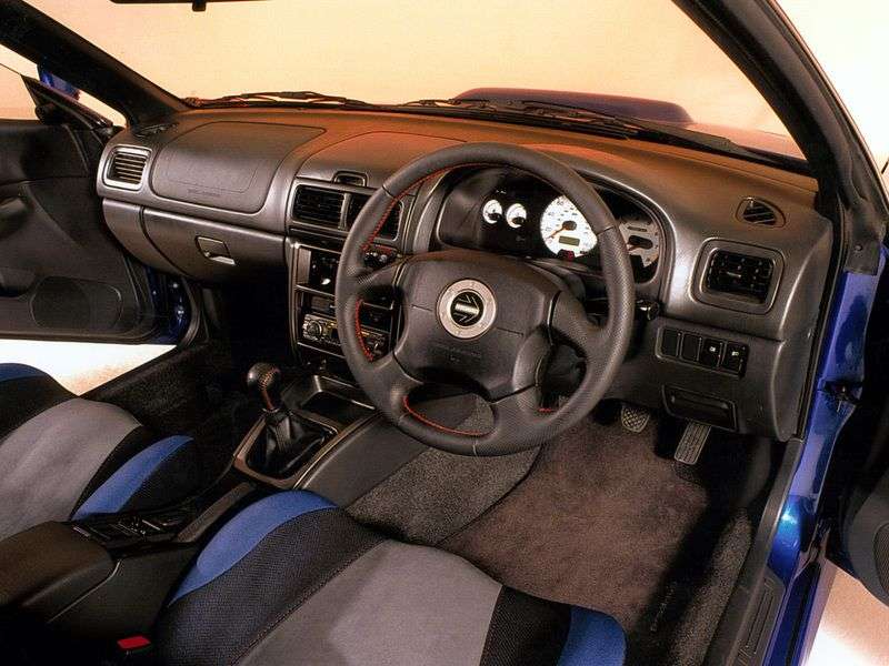 Subaru Impreza 1st generation [restyling] coupe RS 2.5 MT 4WD (1998–2000)