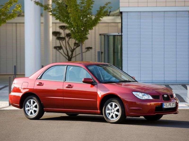 Subaru Impreza 2nd generation [2nd restyling] sedan 1.5 MT R AWD (2005–2007)