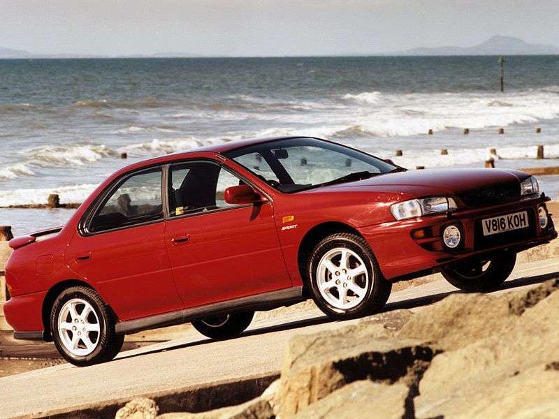 Subaru Impreza 1st generation [restyling] 1.6 MT 4WD sedan (1998–2000)
