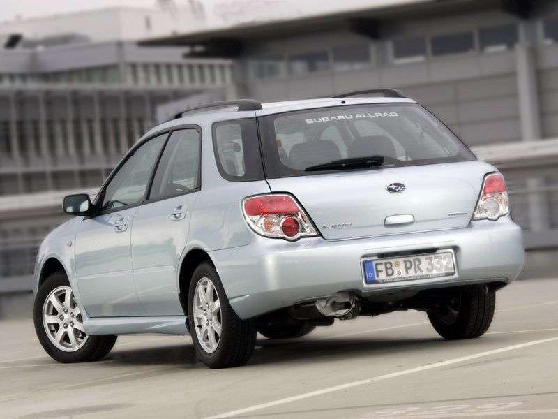 Subaru Impreza 2nd generation [2nd restyling] station wagon 1.5 I AT (2006–2007)