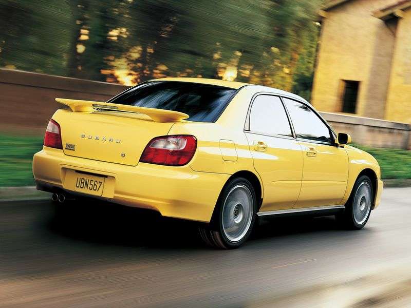 Subaru Impreza 2nd generation WRX sedan 2.0 STi AWD MT (2001–2002)