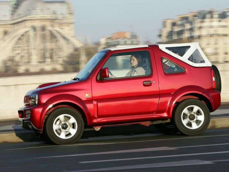 Suzuki Jimny 3rd generation [restyling] 1.3 MT convertible (2005–2006)