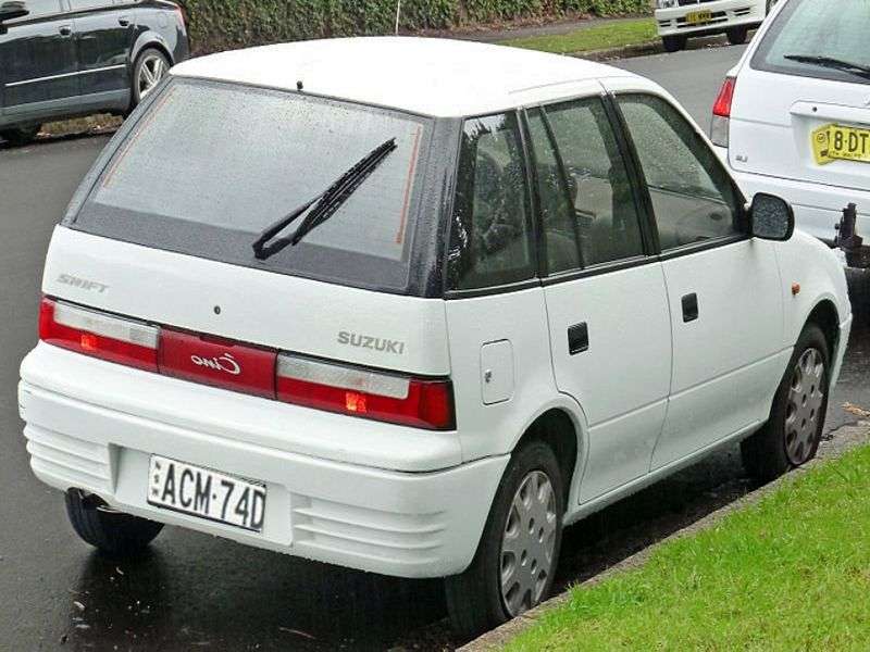 Suzuki Swift 2 generation hatchback 5 dv. 1.3 MT (1990–1995)