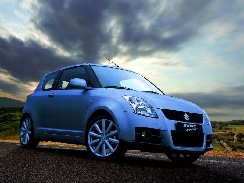 Suzuki Swift 3 drzwiowy Sport hatchback 3 drzwiowy 1,6 mln ton (2005 2010)