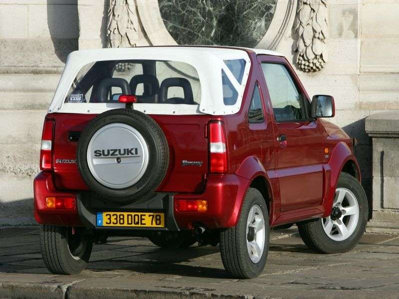 Suzuki Jimny 3rd generation [restyling] 1.3 MT convertible (2005–2006)