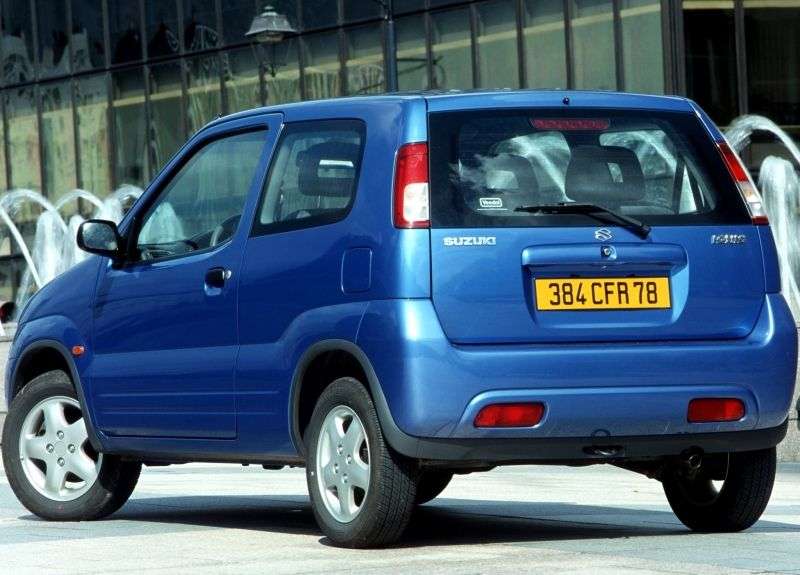 Suzuki Ignis 3 drzwiowy hatchback pierwszej generacji 1,5 mln ton (2001 2003)