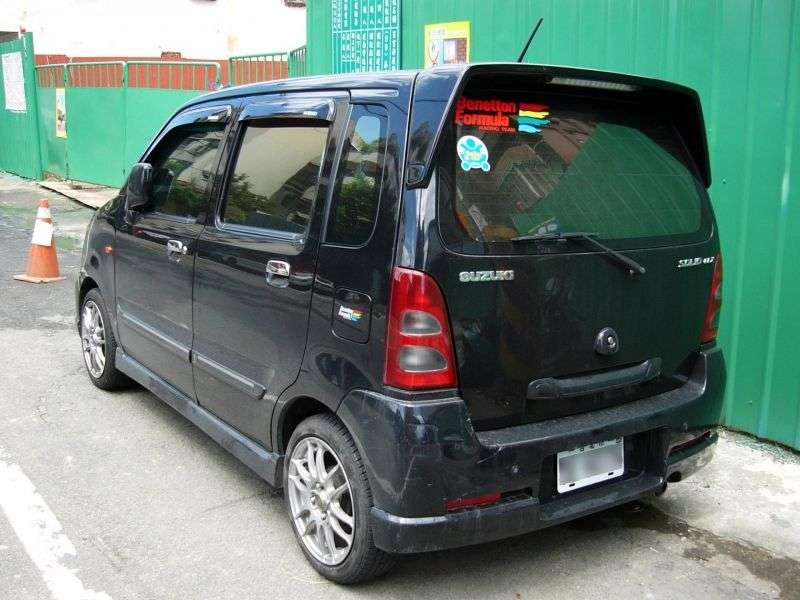 Suzuki Wagon R 2 generation [restyling] Solio minivan 1.0 AT (2000–2003)