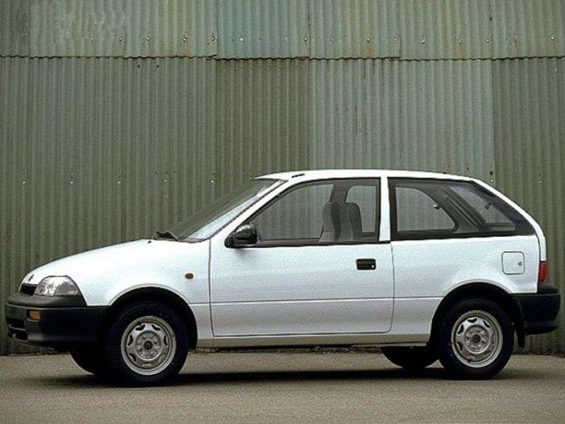 Suzuki Swift 2 generation hatchback 3 dv. 1.3 MT (1990–1995)