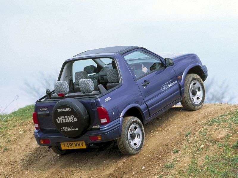 3 drzwiowy kabriolet pierwszej generacji Suzuki Grand Vitara 2,0 MT (1998 2005)