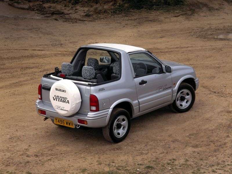 3 drzwiowy kabriolet pierwszej generacji Suzuki Grand Vitara 1,6 MT (1998 2005)