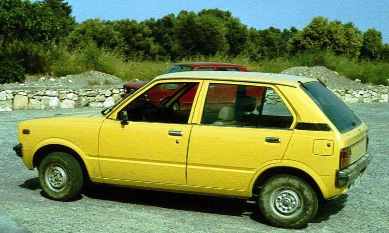 5 drzwiowy hatchback pierwszej generacji Suzuki Alto 0,8 MT (1979 1984)