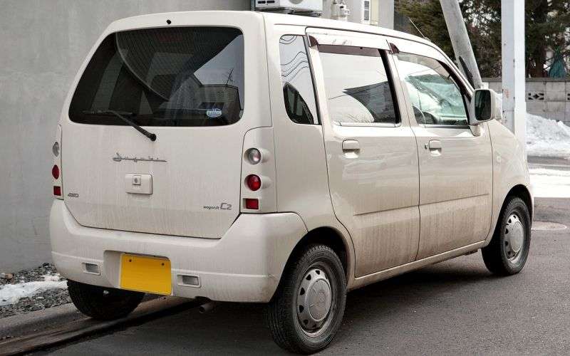 Suzuki Wagon R 2 generation [restyling] C2 minivan 0.7 AT AWD (2000–2003)