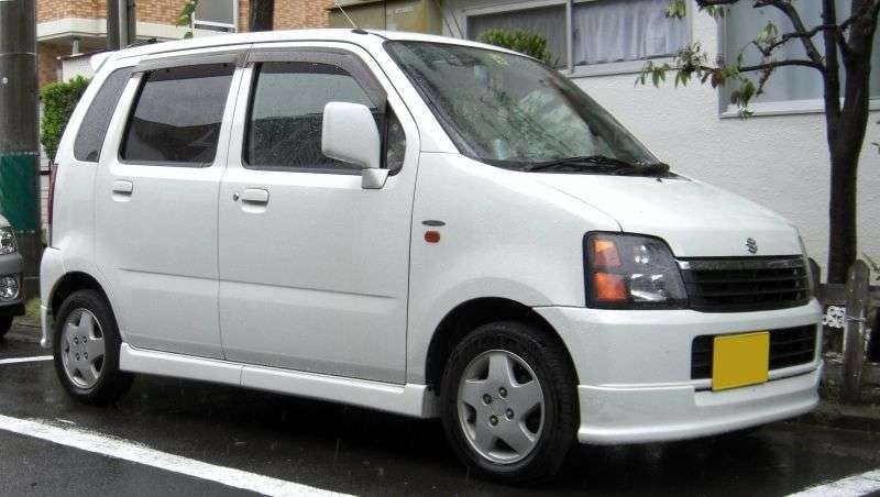Suzuki Wagon R 2 generation [restyling] minivan 5 dv. 0.7 MT AWD (2000–2003)