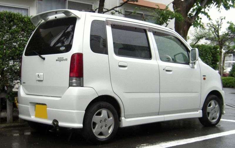 Suzuki Wagon R 2 generation [restyling] minivan 5 dv. 0.7 MT AWD (2000–2003)