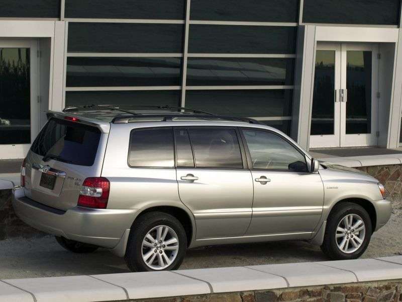 Toyota Highlander 1. generacji [zmiana stylizacji] Hybrydowy crossover 5 drzwiowy. 3,3 AT (2005–2007)