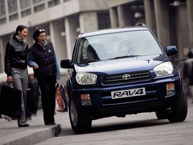 Toyota RAV4 3 drzwiowy crossover drugiej generacji 1.8 AT AWD (2001 2003)