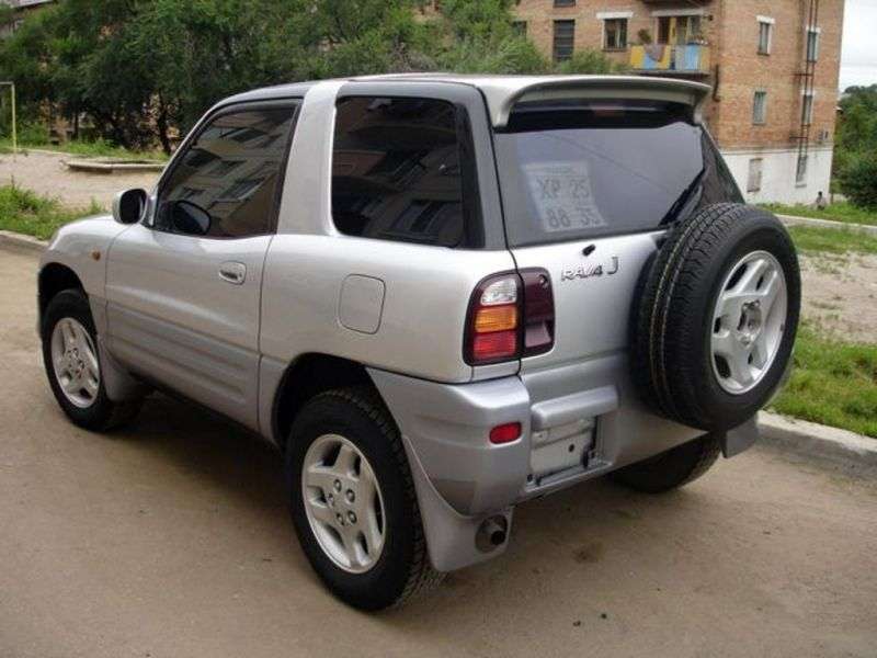 Toyota RAV4 1st generation [restyling] 3 bit crossover. 2.0 AT (1998–2000)