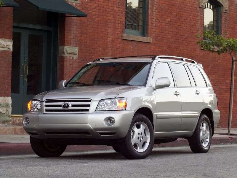 Toyota Highlander 1st generation [restyled] crossover 2.4 AT 5seat (2004–2007)
