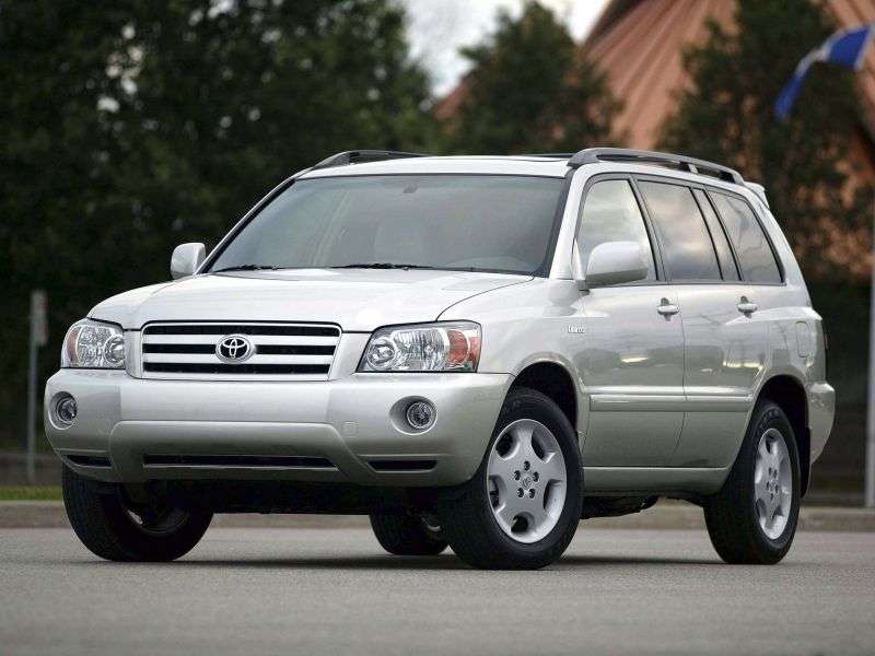 Toyota Highlander 1st generation [restyled] crossover 3.3 AT 5seat (2006–2007)