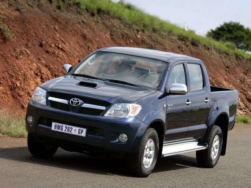 4 drzwiowy pickup Toyota Hilux 7. generacji 4.0 MT AWD (2005 2008)