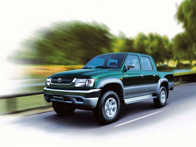 Toyota Hilux 6th generation [restyling] pickup 4 dv. 2.7 AT AWD (2001–2003)