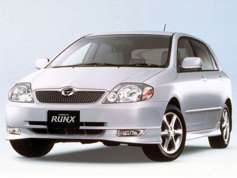 Toyota Corolla E120RunX hatchback 5 bit. 1.5 AT (2002–2004)