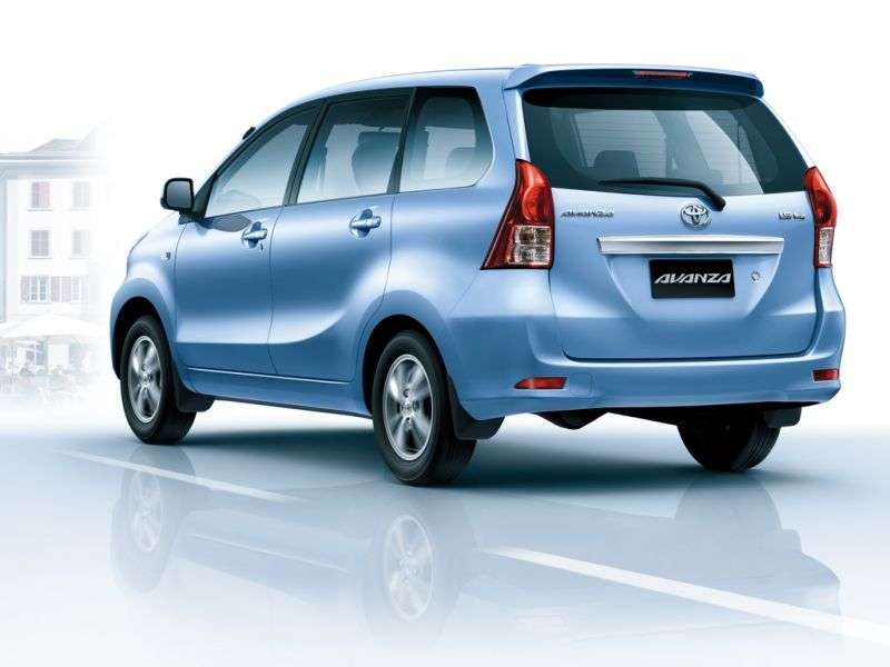 Toyota Avanza minivan 2.generacji 1.3 MT (2012 obecnie)