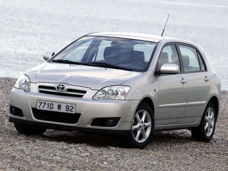 Toyota Corolla E130 [zmiana stylizacji] 5 drzwiowy hatchback. 1,6 mln ton (2004 2007)