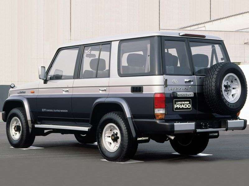 5 drzwiowy SUV Toyota Land Cruiser Prado J70 2.4 DT AT (1990 1992)