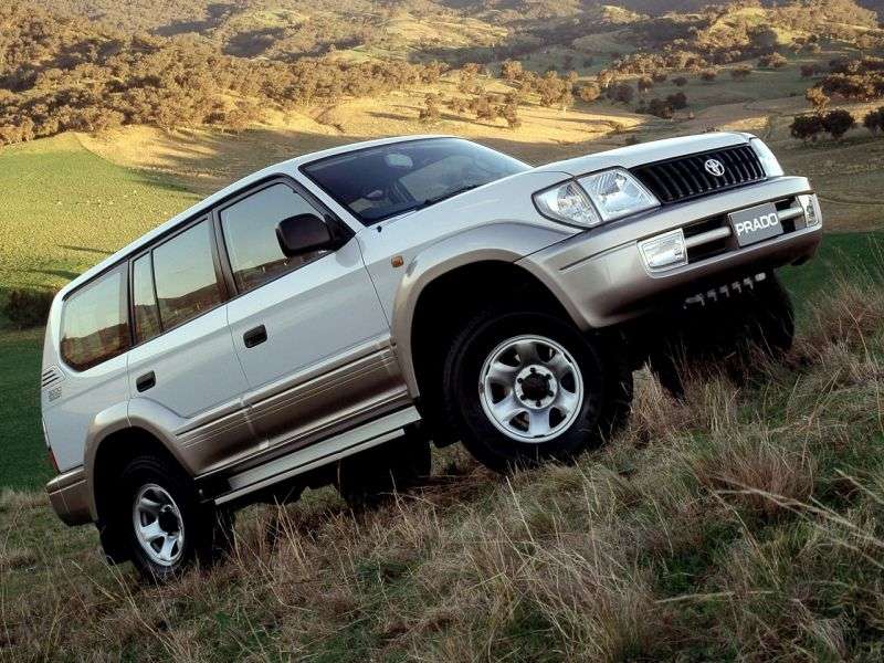 Toyota Land Cruiser Prado J90 [zmiana stylizacji] SUV 5 drzwiowy. 3.0 D AT (2000–2002)